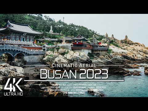 【4K】🇰🇷 Busan from Above 🔥 2nd largest city of SOUTH KOREA 2023 🔥 Cinematic Wolf Aerial™ Drone Film