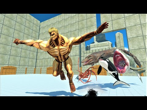 Armored Titan vs factions animal revolt battle simulator