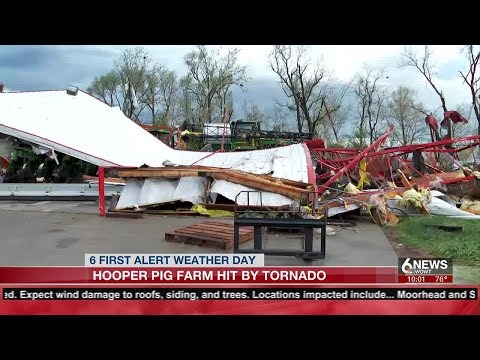 Tornados, severe weather pass across eastern Nebraska counties