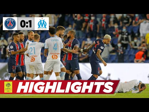 Rudel-Rangelei, 3x Rot & Rassismus-Vorwürfe | PSG – Marseille 0:1 | Ligue 1 | Highlights