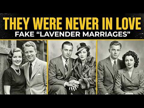 When Hollywood Covered Up Love with 15 'Lavender Marriages'!