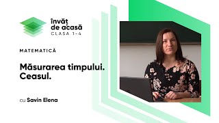 "Măsurarea timpului. Ceasul"