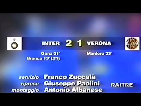 Inter-Verona 2:1, 1996/97 - Domenica Sportiva 