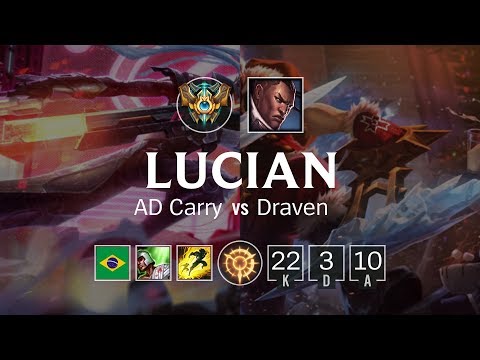 Lucian ADC vs Draven - BR Challenger Patch 8.24