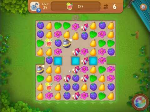 Gardenscapes - New Acres - Level 34 - No Boosters (by match3news.com)