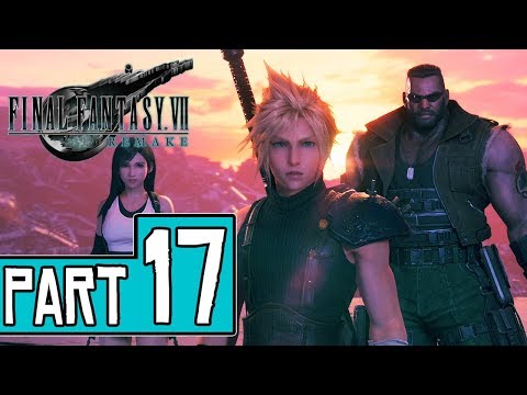 Final Fantasy VII Remake Walkthrough Part 17 (PS4 Pro) FULL GAME No Commentary @ 1080p ᴴᴰ ✔