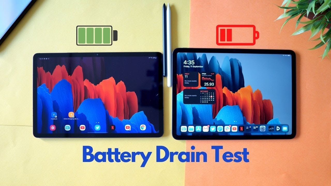 Samsung Tab S7 vs iPad Pro 2020 Battery Drain Test: You'll be surprised