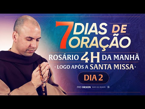 Santo Rosário | 7 Dias de Oração 2025 | 03:40 | 01/11 | 2º Dia | Live Ao vivo