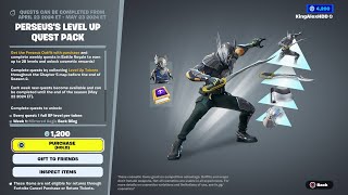 How To Get Perseus Skin FREE In Fortnite! (Unlock LEGO Perseus Style) Perseus's Level Up Quest Pack