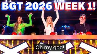 BGT 2026 Premiere! 🇬🇧 Simon Cowell Presses First GOLDEN BUZZER Of The Season! 🌟