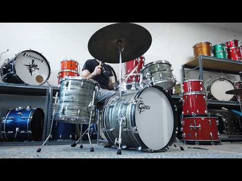 Gretsch Brooklyn Grey Oyster 14x20 8x12 and 14x14 Drum Kit