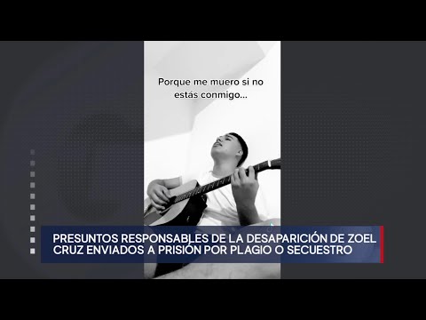 Caso Zoel Cruz; ligan a proceso penal a dos hombres por secuestro del cantante guatemalteco
