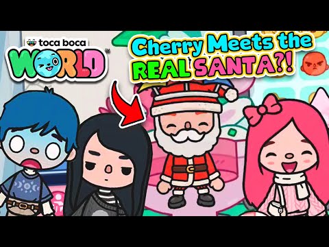 Cherry Meets the REAL SANTA?! - Toca Life World