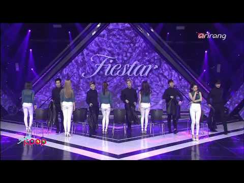 150313 FIESTAR - You're Pitiful @ Arirang TV Simply Kpop