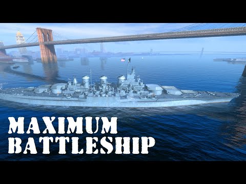 World of Warships Blitz - battleship "USS Vermont" review