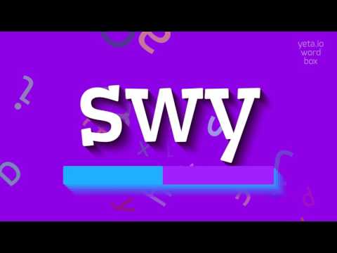 How to say "swy"! (High Quality Voices)