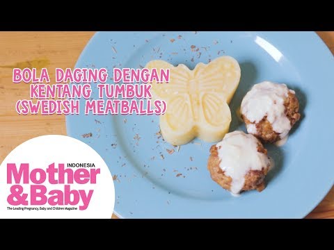 Bola Daging Dengan Kentang Tumbuk (Swedish Meatball)