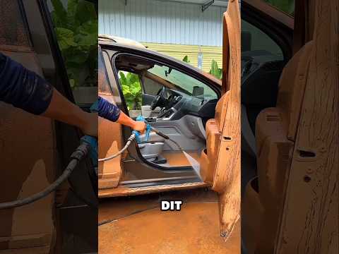 😱 Un père pauvre restaure la voiture de Ronaldo ! ❤️~#shorts