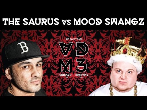 The Saurus vs Mood Swangz - No Coast Raps | VDM3