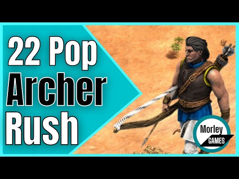 How To Archer Rush at 22 Pop - Archer Rush Build Order
