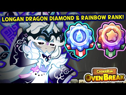 LONGAN COOKIE DIAMOND AND RAINBOW RANK TRIAL! (Cookie Run: OvenBreak)
