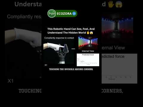 Robots That See Through Touch 🤖 #robotics #technology