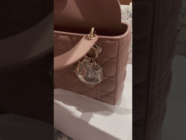 Vídeo relacionado con DGAZ Organizador de monedero de seda para bolsas Lady-Dior Micro/Mini/S/M/L, organizador de bolsas suave y sedoso, bolso de lujo y moldeador de bolsas (rojo vino, M)