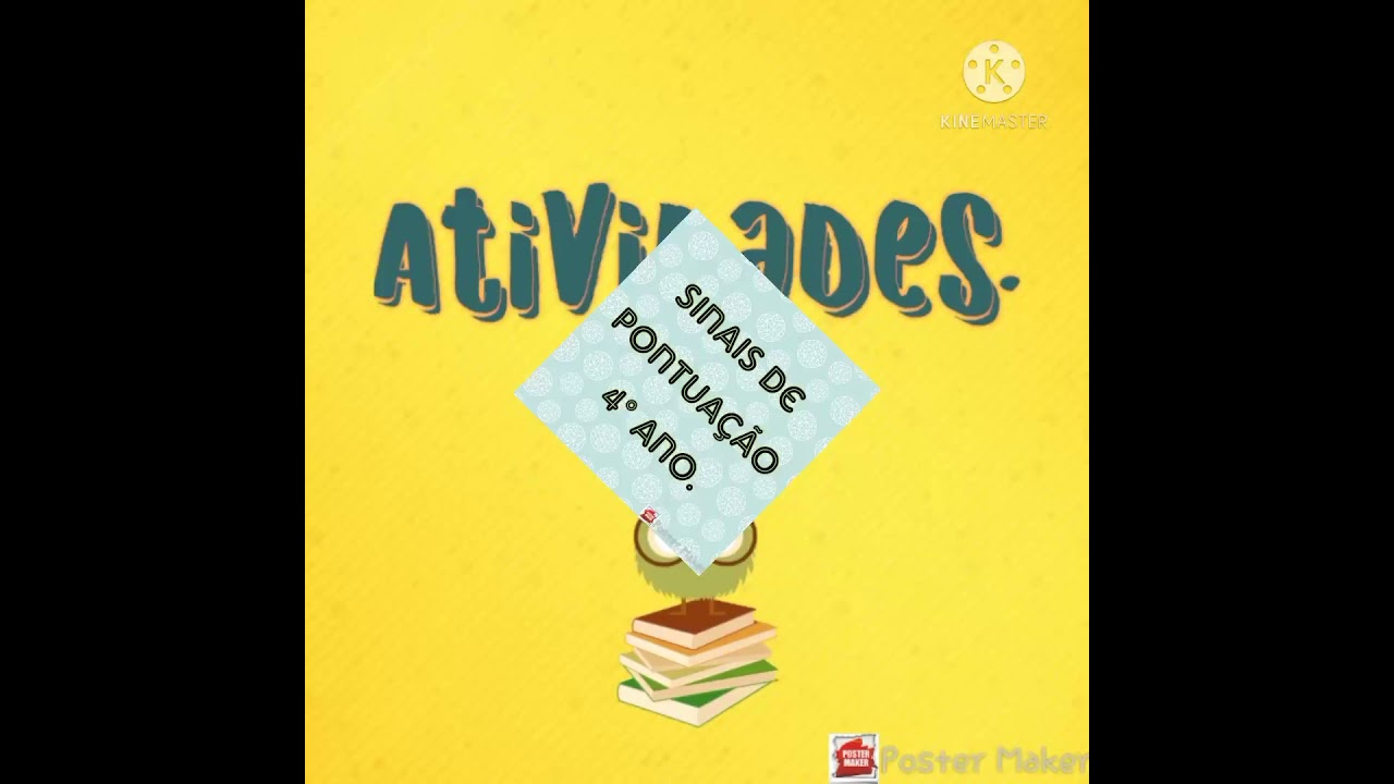 Atividade sinais de pontuação. 4° ano