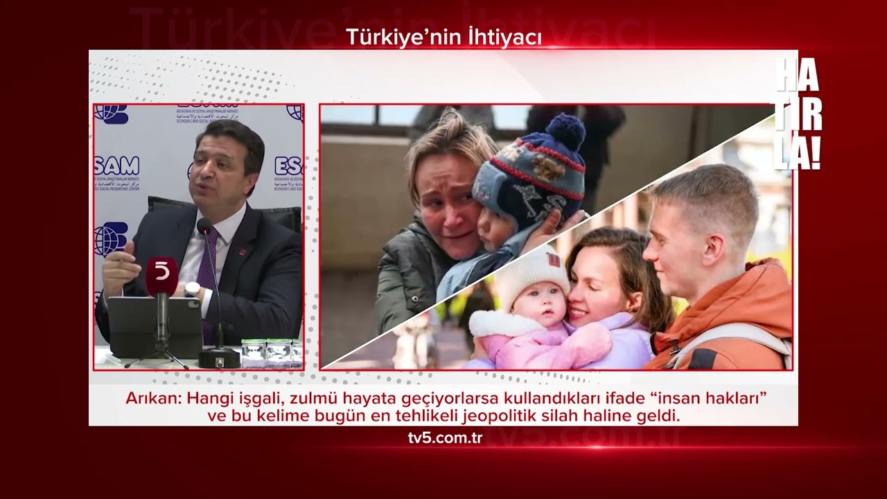 HATIRLA! 309 - Arıkan: "İnsan Hakları" kelimesi bugün en tehlikeli jeopolitik silah haline geldi