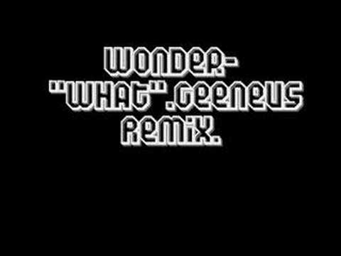 Wonder - "What" (Geeneus Remix)
