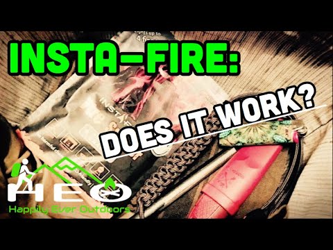 $1 Insta-Fire Fire Starter From Wal-Mart: Does It Work?
