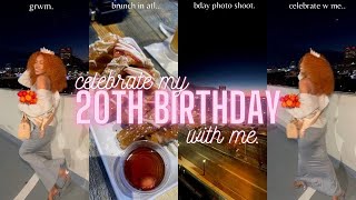 celebrate my 20th birthday with me | grwm, brunch, photoshoot, etc | DAVINE RILEY