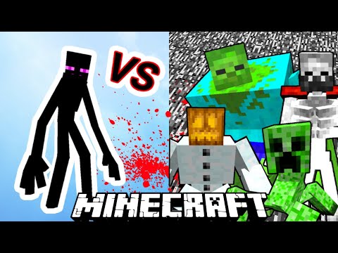 Mutant Enderman Vs. Mutant Creatures in Minecraft 1.7.10