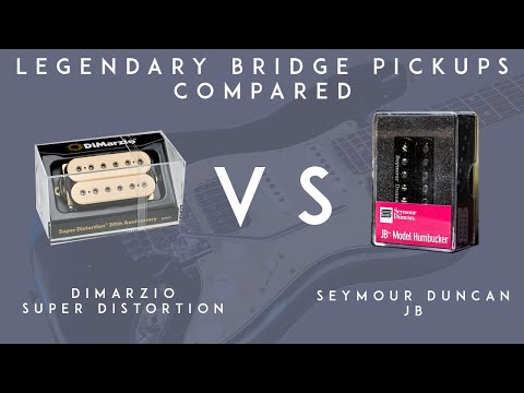 Seymour Duncan JB vs DiMarzio SUPER DISTORTION - Strat Bridge Pickup Comparison