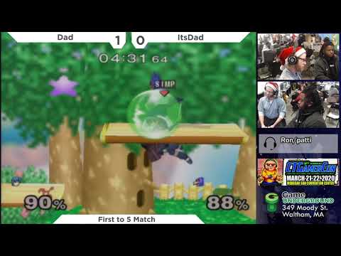 N.E. Melee Arcadian 7 - Dad (Marth, Falco, Fox) vs. ItsDad (Blue Falco) - SSBM FT5