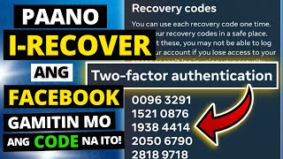 HOW TO RECOVER FACEBOOK ACCOUNT WITHOUT EMAIL AND PHONE NUMBER? TWO FACTOR AUTHENTICATION CODE