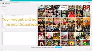 Adding a SnapWidget Instagram widget to your SquareSpace website