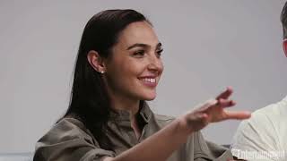 Gal Gadot sexy legs in this interview