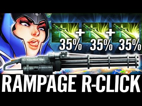 🔥 3x Butterfly LUNA 300+ Max Agility Carry — RAMPAGE 100% Pure Right-click Cancer META Dota 2 Pro