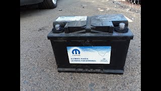 How to: Remove a Battery from a 2013 Dodge Dart