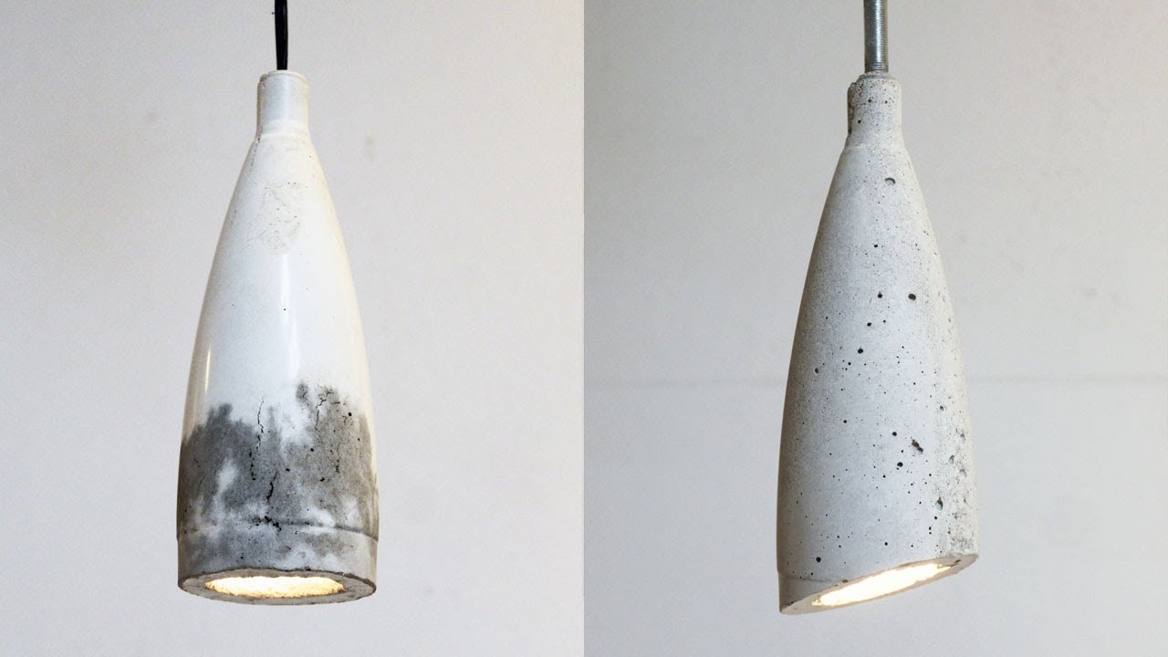 Homemade Modern, Episode 9 -- DIY concrete pendant lamp