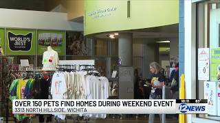 Over 150 pets find homes during event at Kansas Humane Society