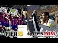 FIFA 15 vs PES 2015 UEFA Champions League ...