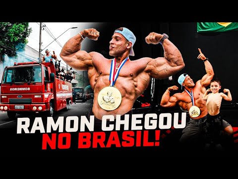 RAMON DINO EM CHEGADA HISTÓRICA AO BRASIL!! FOI RECEBIDO COMO HERÓI!!!