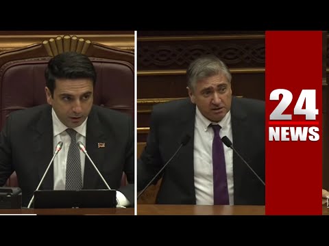 Նենց չի, որ Դուք պետք ա ասեք` պատգամավորը խոսա՞, թե՞ չէ. Սիմոնյանը` Արթուր Խաչատրյանին