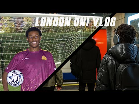 A Day in My Life at Uni in London | Football President & Trying American Candy!