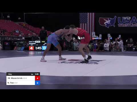 74 Kg Semis - Mitchell Mesenbrink, Askren Wrestling Academy Vs Nick Fea, New York 42b6