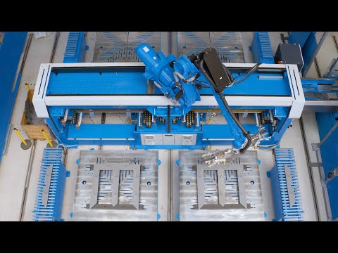 GEORG precisioncut TBA400 robotline - Kernblech Schneidanlage mit STA-Stapelsystem