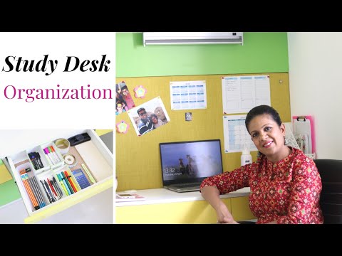How to organise study table