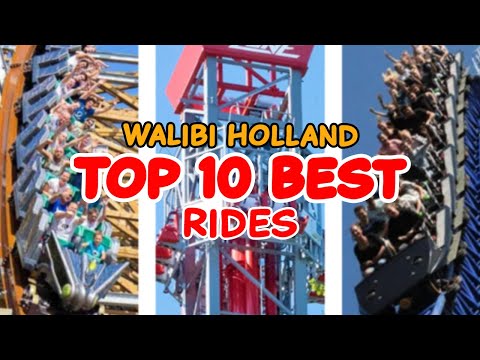 Top 10 rides at Walibi Holland - Biddinghuizen, Netherlands | 2022